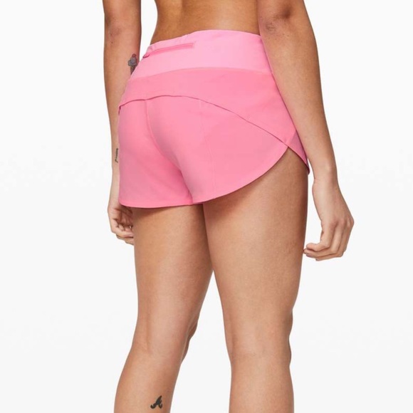lululemon athletica Pants - Lululemon Pink Shell Speed Up Short 2.5”
